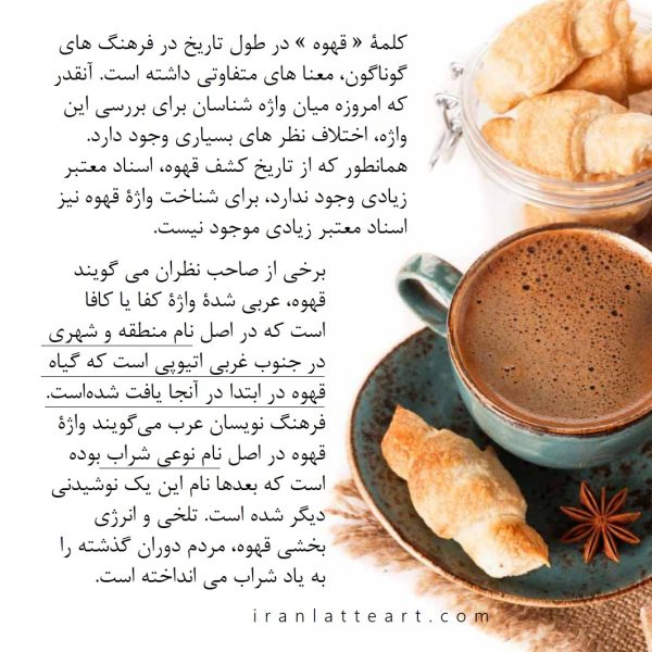 واژه شناسی قهوه