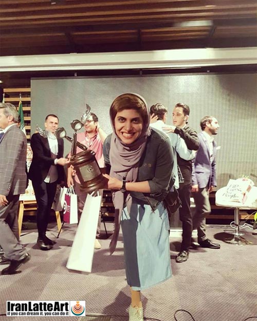 گفت و گو ایران لته آرت با بانوی موفق قهوه ایران خانم طوبی اسماعیلی نفر دوم چهارمین دوره ی مسابقات ملی باریستا ایران